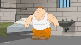 American dad: Barry goes to Prison and gets Ripped.