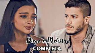 A história de Diego e Melissa [ Compelta ] comentada