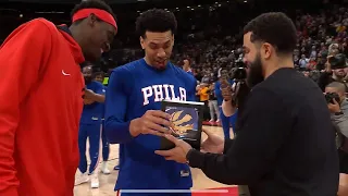 Danny Green finally gets his championship ring from the Raptors after nearly 3 years!