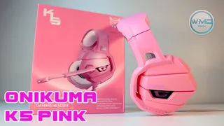 Onikuma K5 Pink Gaming Headset Review (PH)