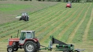 Silage 2014-Moynihan Mowing, Baling and Wraping