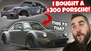 I BOUGHT A $300 DOLLAR PORSCHE! Start to finish on the TURBO budget rat rod build!!