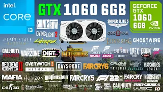 GTX 1060 6GB Test in 50 Games in 2022