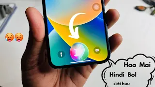 Siri Speaks in Hindi 😳 || Train your Siri  to speak regional language