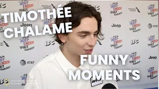 Timothée Chalamet funny moments | having fun | Red carpet | 2023 |