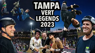 TAMPA Vert Legends at Tampa AM 2023 (Tony Hawk, Bucky Lasek, Bob Burnquist, Bam Margera)