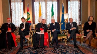 Mattarella a Palazzo Borromeo per la ricorrenza dei Patti Lateranensi