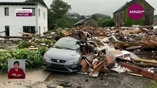 Германияда су тасқынынан көз жұмғандардың саны 60-қа жетті (16.07.21)