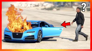 Will GTA Characters Enter a BURNING CAR? (GTA 3 → GTA 5)