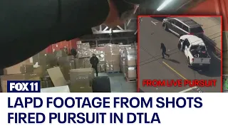 LAPD pursuit shooting video released