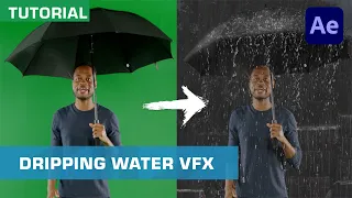 How to Composite Dripping Water VFX | Adobe After Effects Tutorial