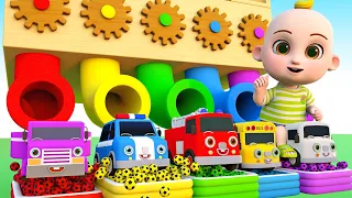 Finger Family + More Baby songs | Learn Color & Vehicles Name + More ! | Kids Songs & Nursery Rhymes