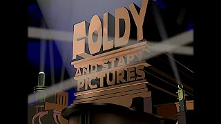 Foldy and Stapy Pictures Film Corporation logo (1936-1969) (Alternate Color version)