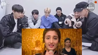 BTS Reaction vaaste Song Dhavani Bhanushali    BTS Reaction To Bollywood Song