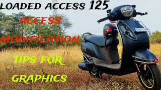 Access Modification | Looking like a wow | MH03 RIDER #access125 #modified