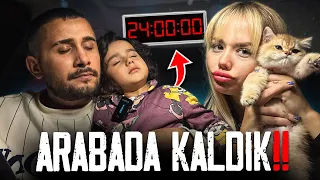 KEDİMİZLE 24 SAAT ARABA 'DA KALDIK SON ÇIKAN KAZANIR!