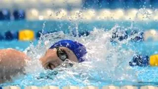 America's youngest Olympian,15-year-old Katie Ledecky Of USA won the 800 meter freestyle.