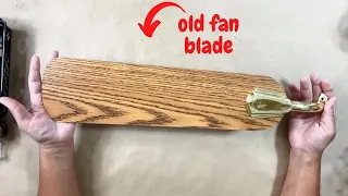 How a fan blade can make your entryway prettier and more organized (really!)