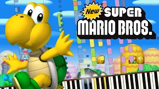 Walking the Plains (Overworld Theme) - New Super Mario Bros. DS (Synthesia)