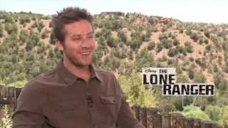 Armie Hammer Interview for The Lone Ranger