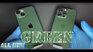 ALL NEW GREEN || APPLE IPHONE 13 || UNBOXING ||