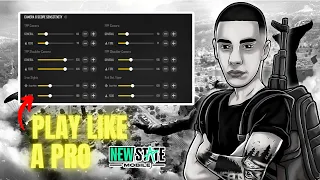 Best SENSITIVITY SETTINGS in PUBG NEW STATE 😱 *Zero Recoil*