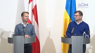 Военная помощь Украине. Преступления РФ. Санкции. Пресс-конференция Кулебы и Кофода