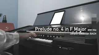Preludium no. 4 in F Major (BWV 556) - J.S. Bach