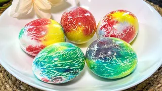 How to paint eggs in an original and beautiful way for Easter 2024 using napkins