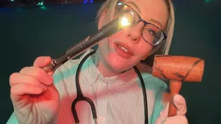 ASMR Chiropractic Adjustment and Facial Examination (Doctor Voice)