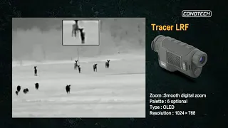 Tracer LRF Thermal Monocular, Perfect Night Hunting Tool