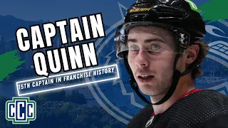 QUINN HUGHES NAMED CAPTAIN OF THE CANUCKS