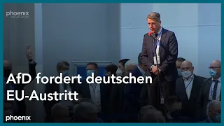 AfD-Parteitag: Die Debatte zum EU-Austritt Deutschlands