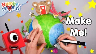 Numberblocks - Make Your Own Numberblock World! - Arts & Crafts 🖍️ | Learn to Count |Crafts for Kids