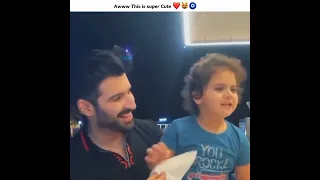 Amal Muneeb enjoying ice cream| Muneeb butt