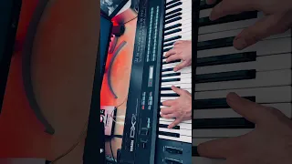 Phil Collins - Against All Odds Yamaha DX7 #dx7 #pianocover #shorts