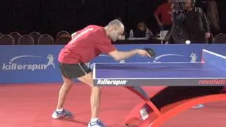 How to Backhand Push | Killerspin Table Tennis