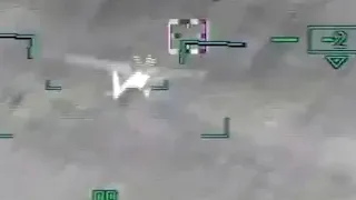 Mi-28 helicopter destroys UJ-22 Airborne UAV of Ukraine