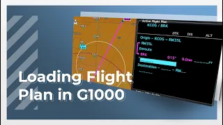 Loading Flight Plan | Garmin G1000 NXi | Flight Simulator NJ