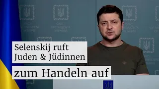 Nach Angriff auf Holocaust-Gedenkstätte: Selenskij ruft Juden weltweit zum Handeln auf