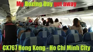 Cathay Pacific A330 Economy Class CX767 Hong Kong to Ho Chi Minh City