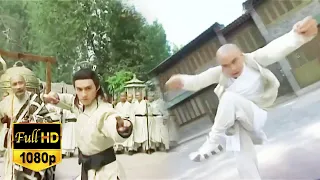 The unknown little monk defeated the kung fu master that no one could beat.💖#actionmovies