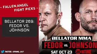 Bellator 269 : Fedor vs. Johnson | Full Card Fight Predictions in 3 Minutes |Bellator Moscow