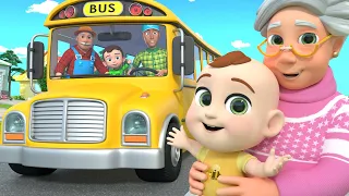 Wheels On The Bus | Crybaby and MORE Educational Nursery Rhymes & Kids Songs