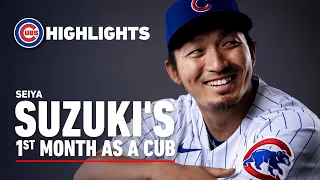 Seiya Suzuki's Sensational First Month as a Cub | Major League Debut, First Home Run & More