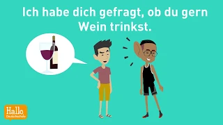 Learn German through dialogues / Lesson 53 / Indirect questions / Personal pronouns in dative / Test