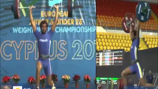 2014 Under 23 European Weightlifting 85 kg B Group xvid