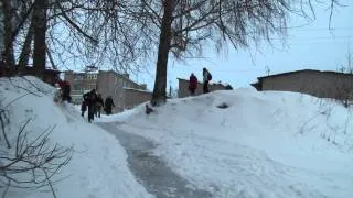 Пучеж. На ледяной горке