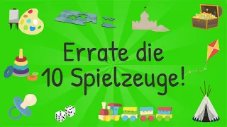 Spielzeug erraten! - Miträtseln, Mitraten & Entdecken für Kinder