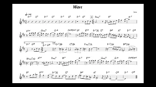 (Backing Track Bossa) Wave (Piano, Bass & Drums) 140 bpm